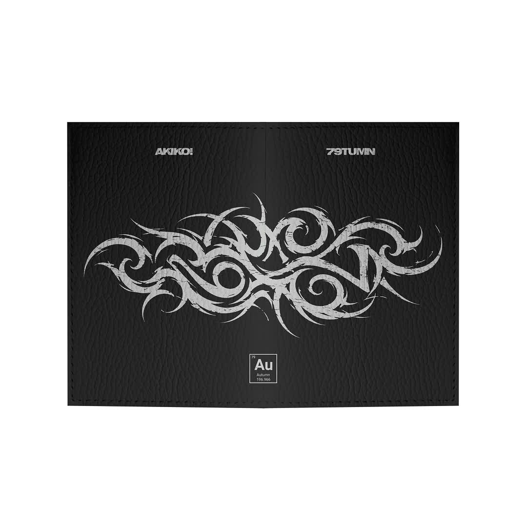 Tribal Passport Cover Black