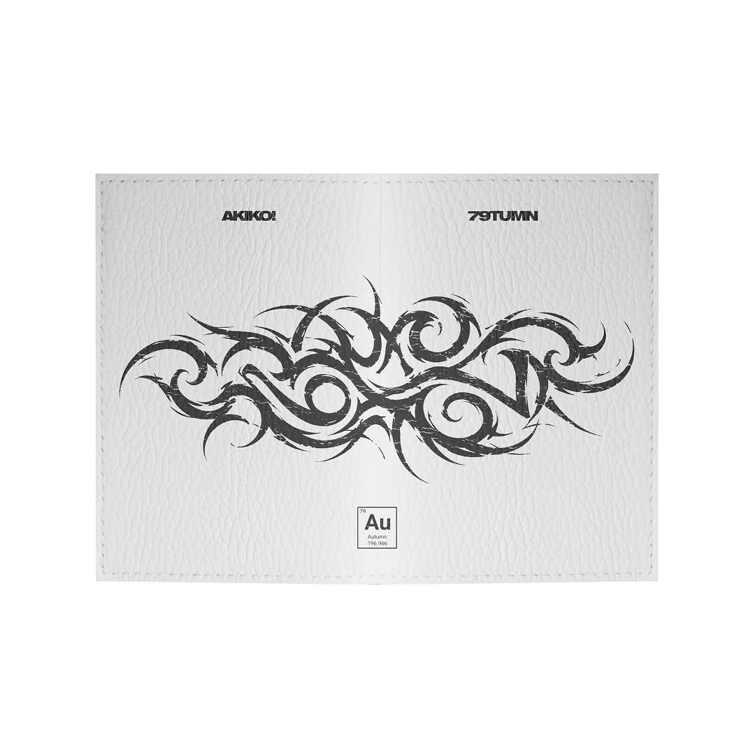 Tribal Passport Cover White